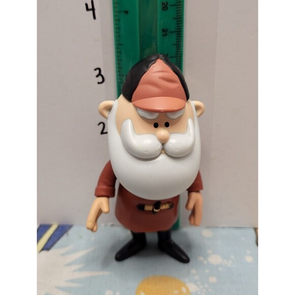 Santa Figurine Rooftop Brands Rudolph The Red Nosed Reindeer Figure Skinny Santa - Picture 1 of 2